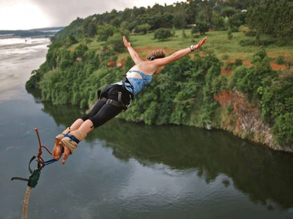Bungee Jumping over River Nile
