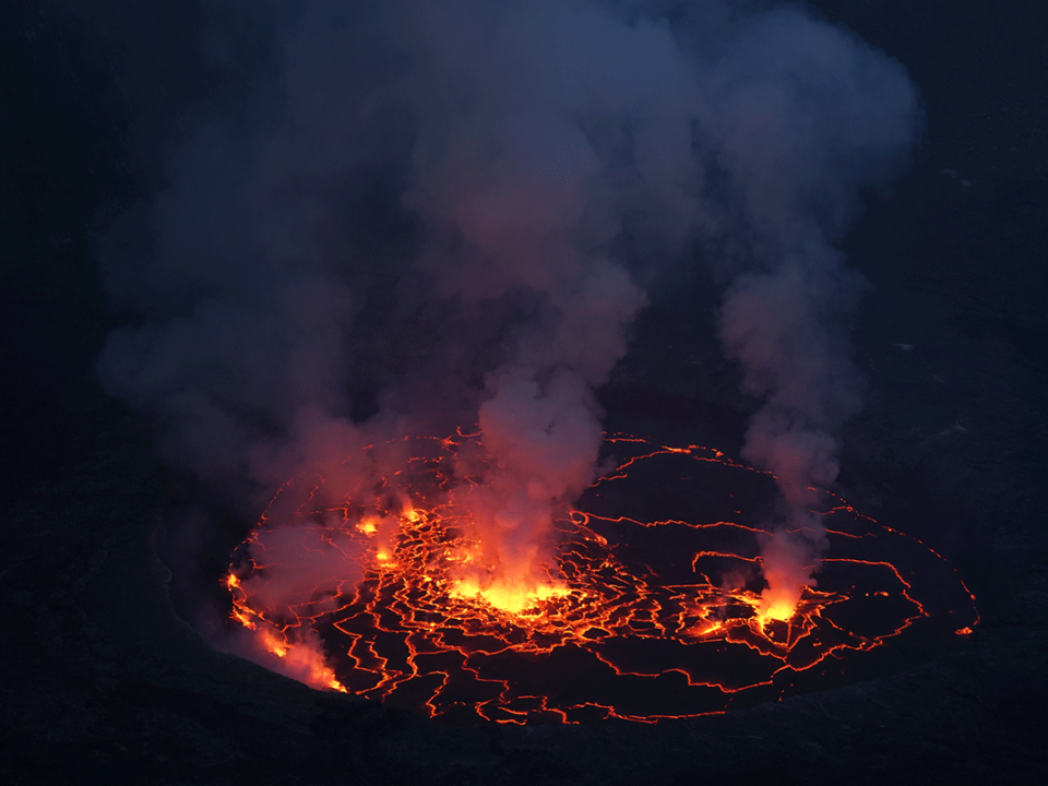 Hiking Nyiragongo Volcano in Congo