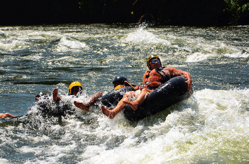 Tubing the Nile River in Jinja